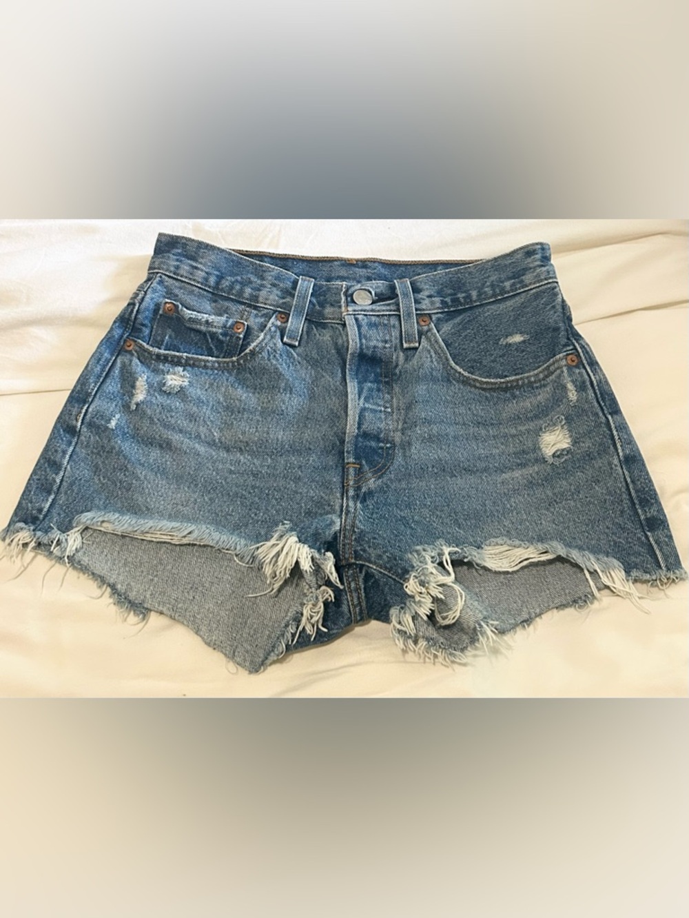Levi's Premium 501 Original Fit High Rise Women's Shorts